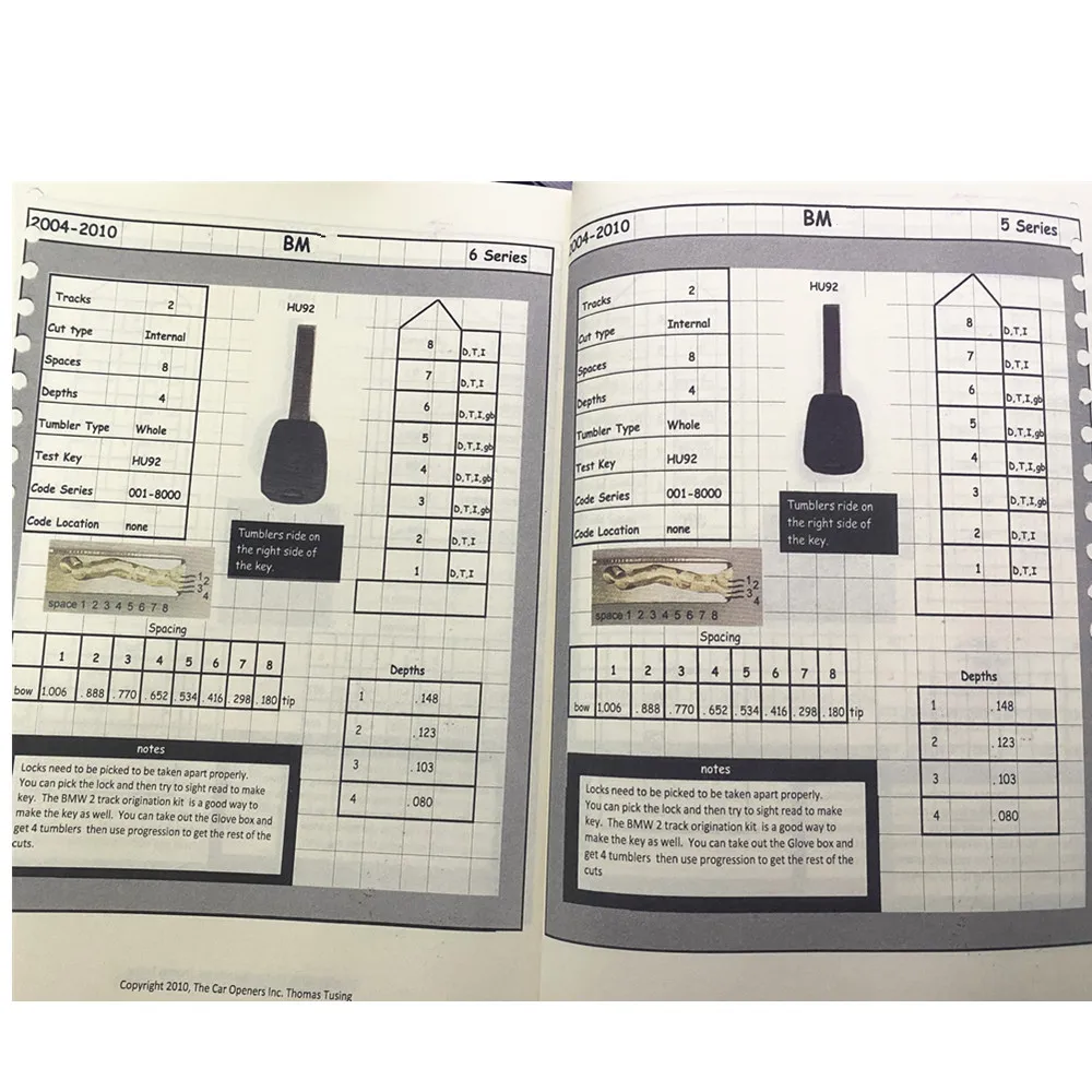 ใหม่มาถึง AUTO LOCK Quick Reference หนังสือคู่มือสําหรับ Determinator Security key คู่มือความปลอดภัยสูงกุญแจรถเท่านั้นแฟ้ม PDF!