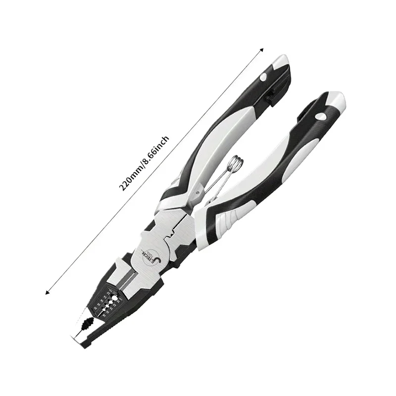 

:1pc Multifunctional Wire Strippers Electrician Crimping Wire Stripping Pliers Hardware Tools Universal Wire Cutting Pliers