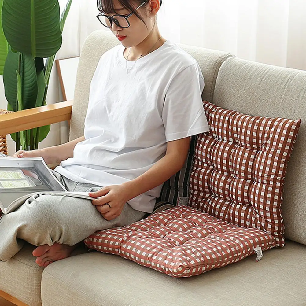 Coussin de siège de chaise doux à rayures, coussins de chaise pour la maison, le bureau, les coussins de chaise de salle à manger modernes, les coussins de siège lavables, l'optique