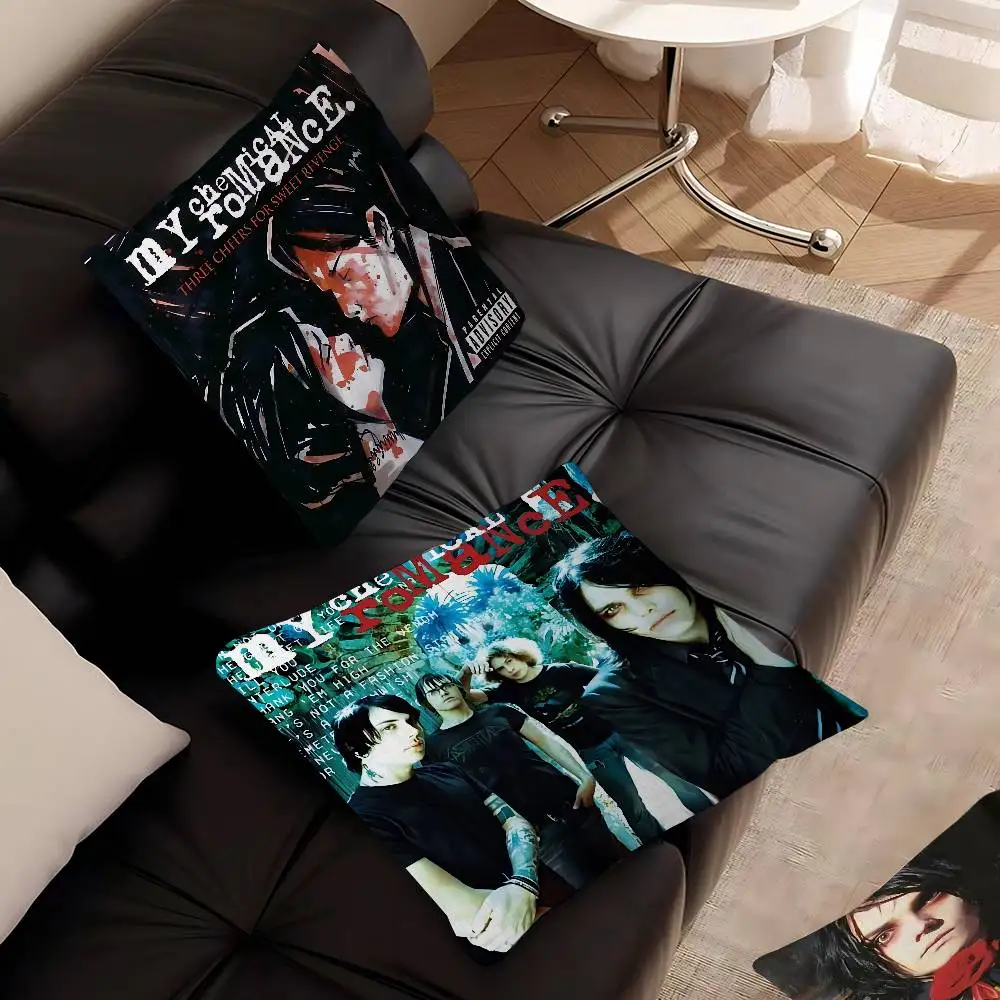 My Chemical Romance Band Pillow Cover For Bedroom Room And Living Room Sofa Decorative Cushion Cover