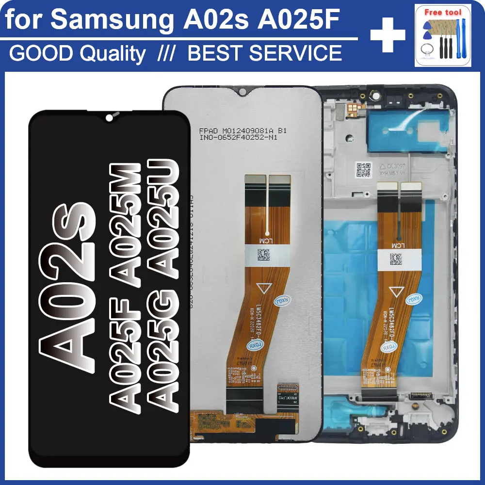 

ЖК-дисплей 6,5 дюйма A02s для Samsung Galaxy A02s A025F, сменная панель ЖК-дисплея для Samsung A02s A025, экран A025F/DS A025G/DS