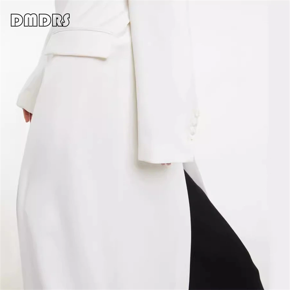 2024 Autumn New Long Suit Coat for Women Many Colors Custom Single Breasted Women's Long Suits Blazer Solid Fashion Outfit