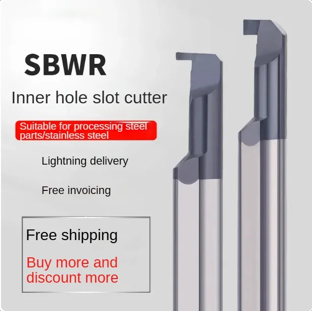 

Small diameter inner hole groove knife SBWR CNC hook groove knife tungsten steel alloy internal cutting groove cutting tool