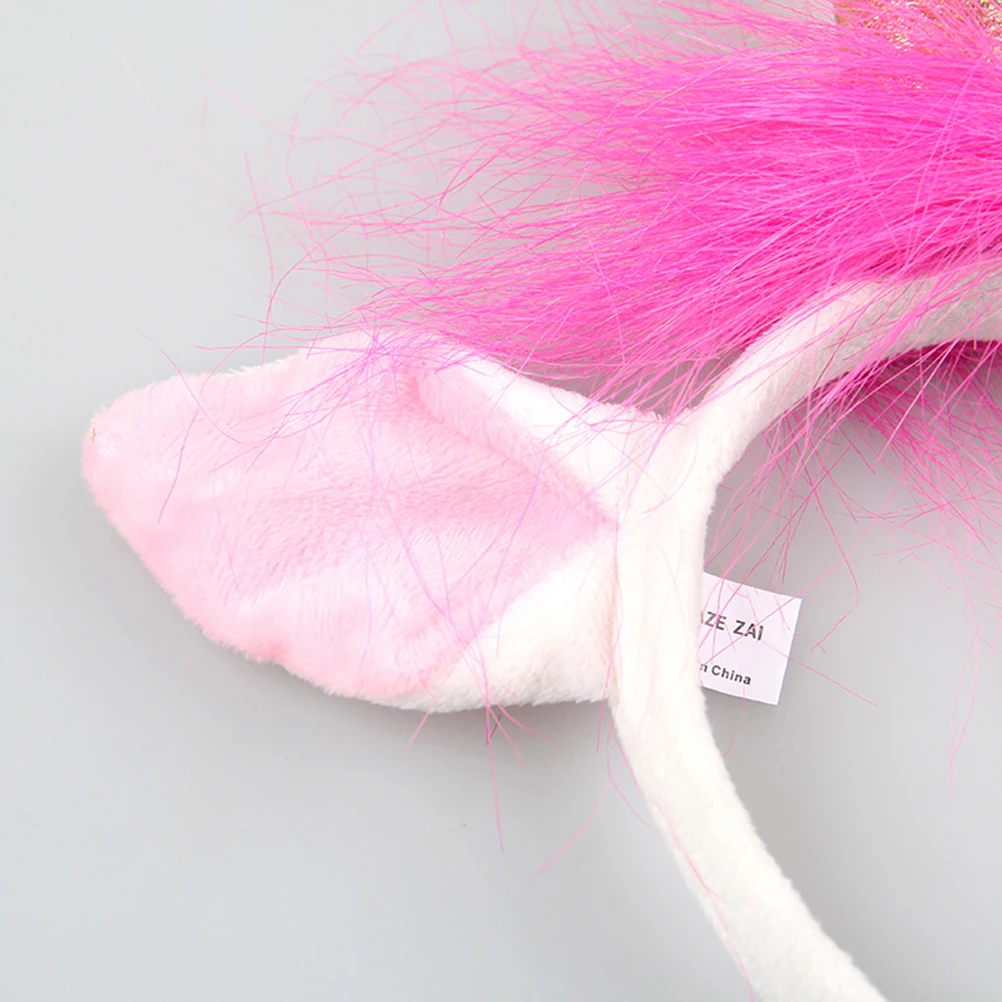 

Pet Unicorn Festival Hair Hoop Free Size Comfortable Small Cat Dog Headband Party Costume Accessory Pet Headband