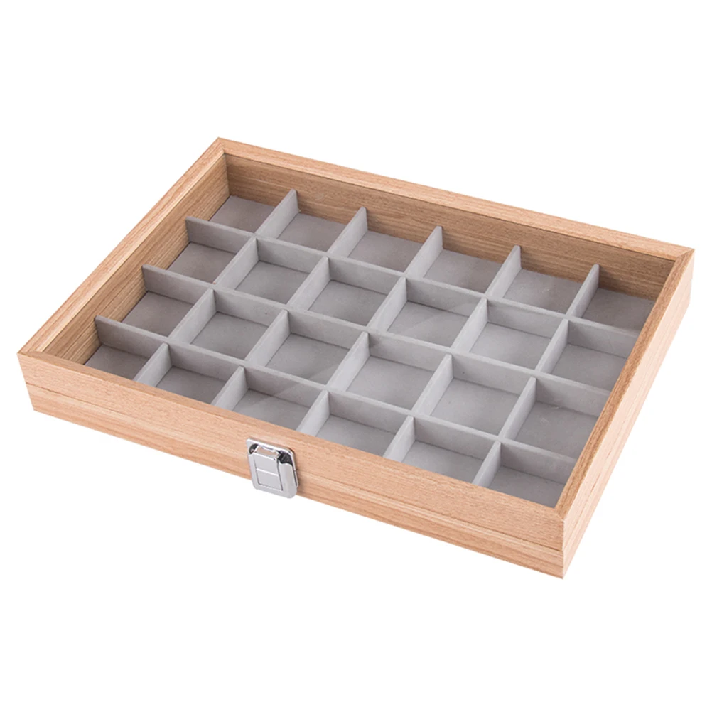 Jewelry Storage Box Large Capacity Lightweight Jewelry Organizer Clear Window For Necklace Bracelet Earrings Display Case