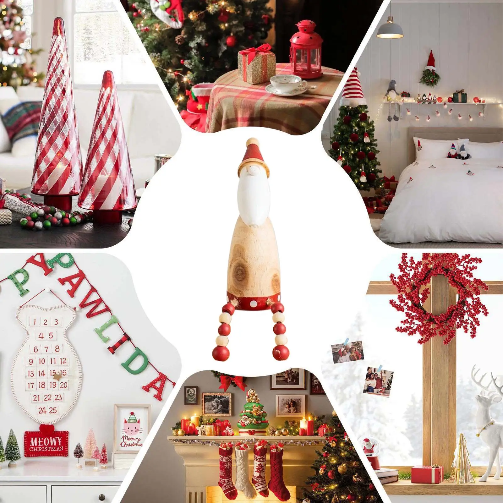 عيد الميلاد تمثال مزرعة احتفالي النحت تمثال عيد الميلاد منضدية زينة لخزانة مكتب الرف رف الكتب سطح المكتب