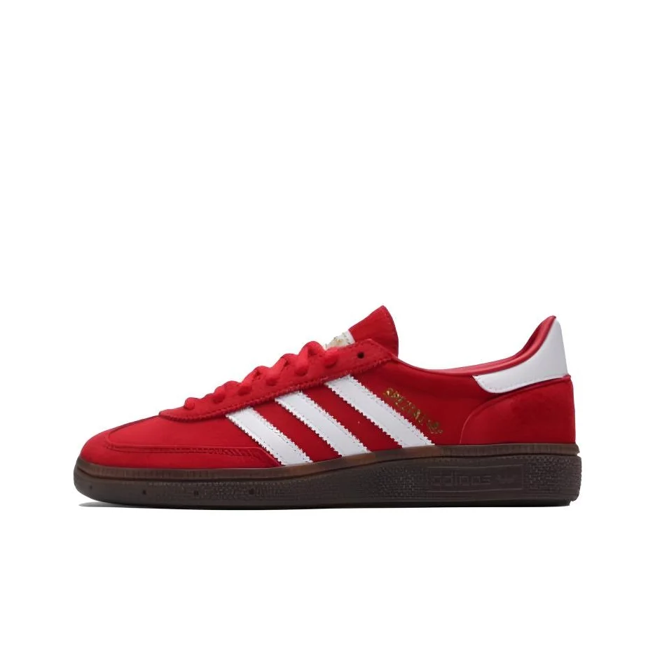 Adidas HANDBALL SPEZIAL KH6039 Originals  Low Top Skateboard Shoes Unisex Red Breathable Lace-Up Casual Shoes