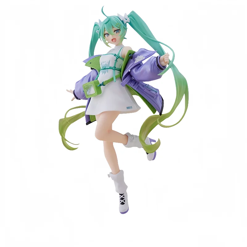 En Stock Original TAITO moda Hatsune Miku figura deportiva de Anime modelo colección regalo de cumpleaños adornos de muñecas regalos de juguete