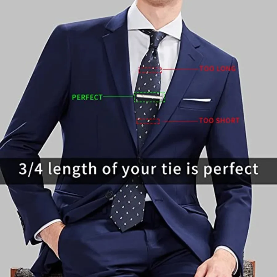 4Pcs Tie Clips For Men Tie Bar with Gift Box Suit accessories mens accessories fashion tie clip tie pin tie bar view 6