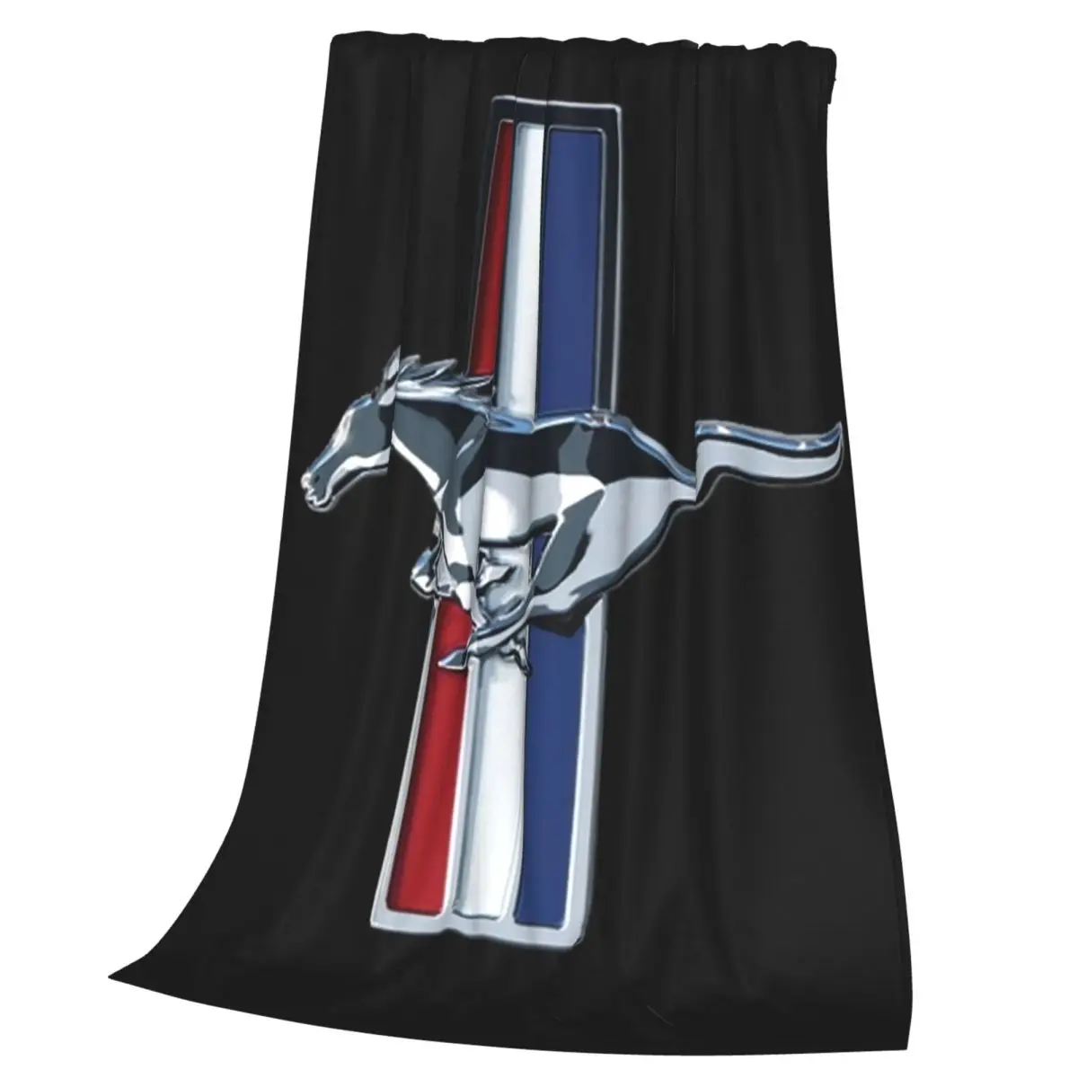 Ford Mustang Blankets Soft Warm Flannel Throw Blanket Plush for Bed Living room Picnic Travel Home Sofa