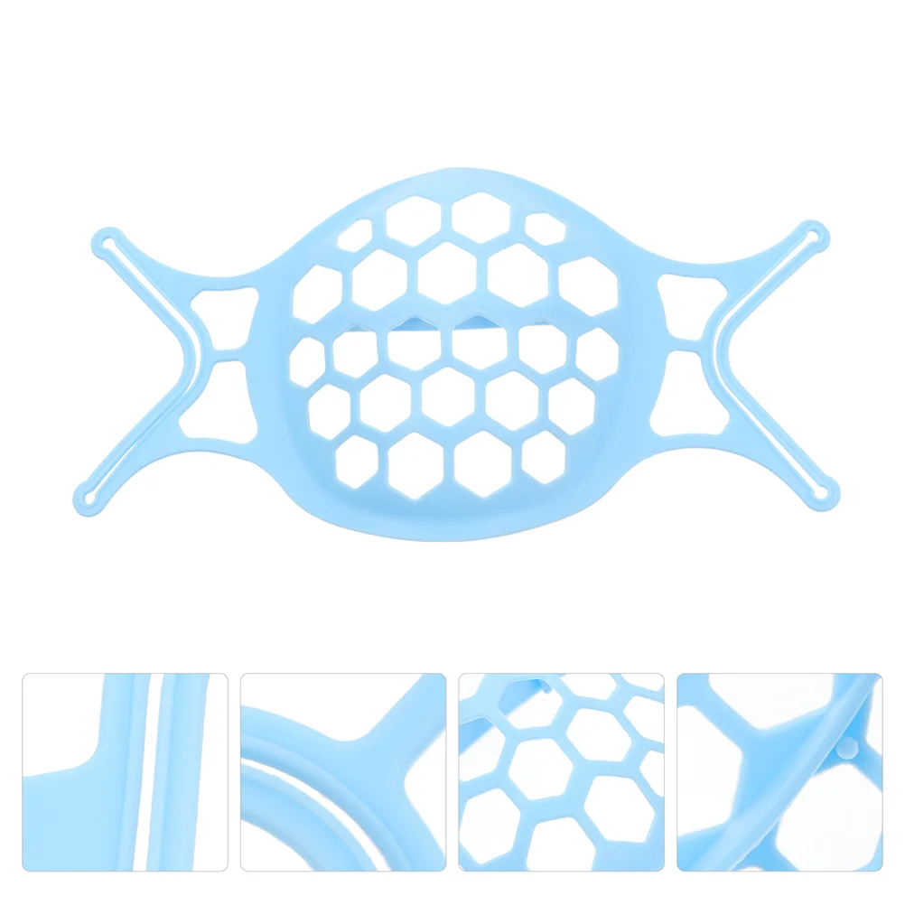 4 Pcs Mask Holder Stand Lipstick Protective Rack Support Bracket Silica Gel Inner