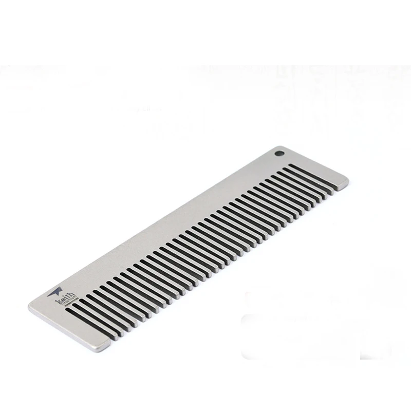 Imagem -04 - Keith-anti-static Titanium Travel Comb Cabeleireiro Cabelo Portátil Ferramentas ao ar Livre Criativo Edc Gadgets Ti1732