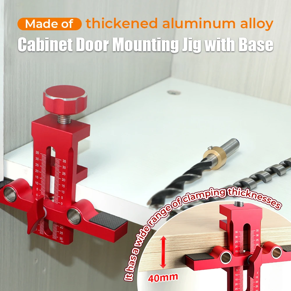 

Приспособление для крепления двери шкафа с основанием для зажимной платы, толщина 8 мм-40 мм, инструменты для установки дверной панели шкафа