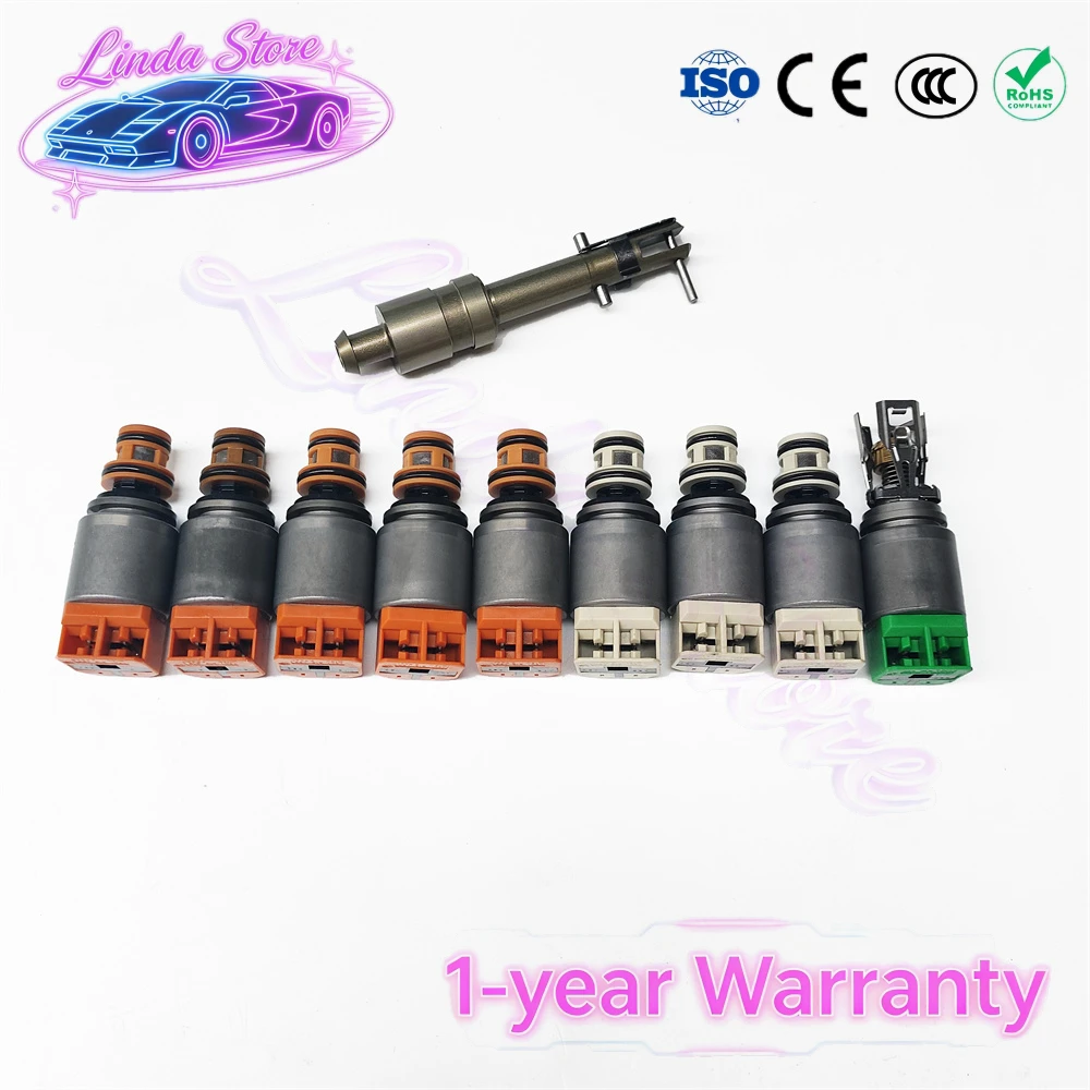 Brand new 1 Set 8HP45 8HP75 8HP90 Transmission Solenoid Valve 1087298388 For VW BMW Audi Land Rover Jaguar