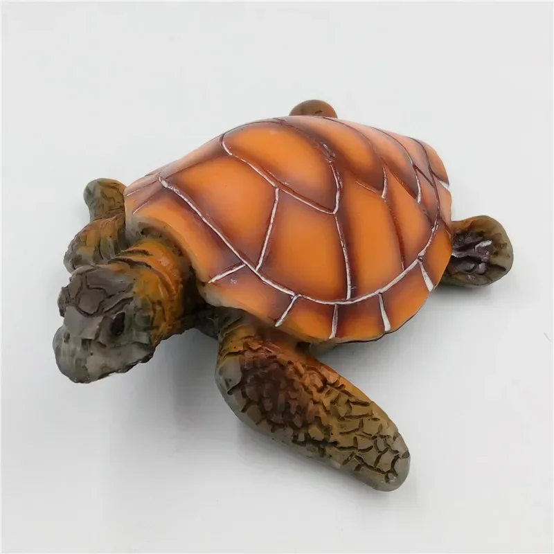 Artificial Polyresin Aquatic Sea Turtle Tortoise Aquarium Ornament Fish Tank Decoration Turtle Decor Turtle Toys