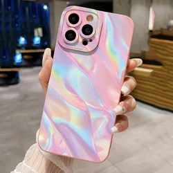 For Xiaomi Redmi Note 14 Pro Plus 5G Case Aurora Gradient Phone Case For Redmi Note 13 12 11 10 12S 11S 10S 14C 13C 12C Cover