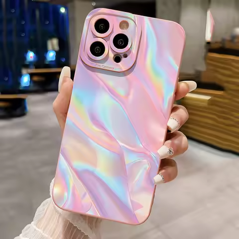 For Samsung Galaxy S24 FE Cases Aurora Gradient Phone Case For S25 Ultra S23 S22 S21 Plus A56 A36 A26 A55 A53 A54 A35 A34 Cover