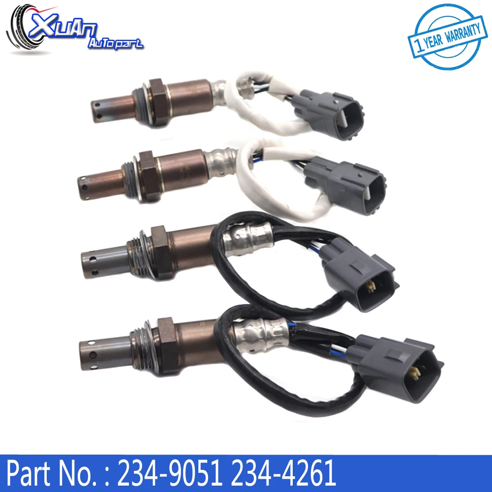 XUAN Up+Downstream Front Left Oxygen Sensor 234-9051 234-4261 For Toyota Tacoma 4Runner FJ Cruiser 4.0L 2005-2007 8946704020