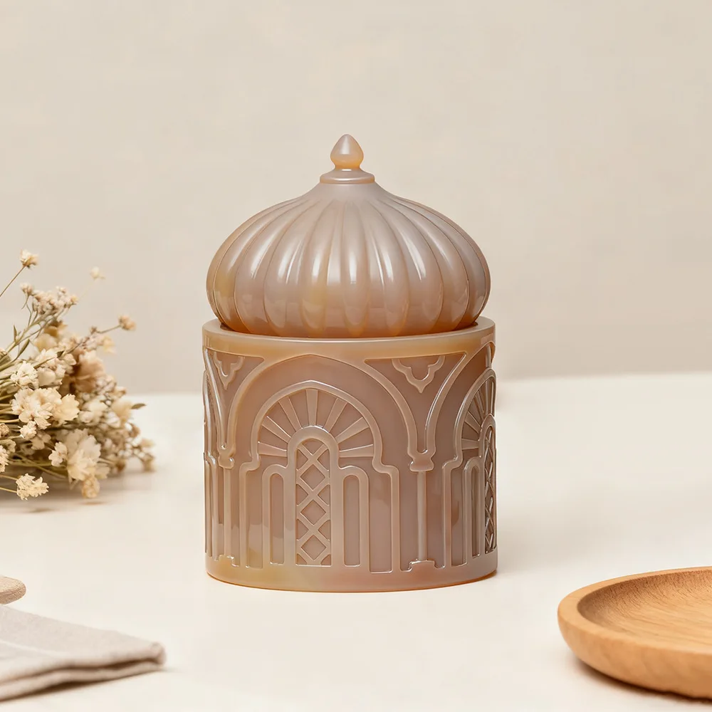 قالب من السيليكون لأكواب الشموع المعطرة لتخزين سطح المكتب المنزلي قالب صب الراتنج المزخرف #2