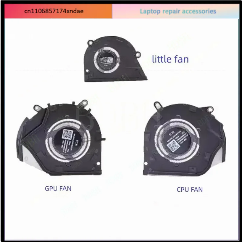 for For ASUS 16 PROART P16 H7606 Laptop CPU GPU Cooling FAN