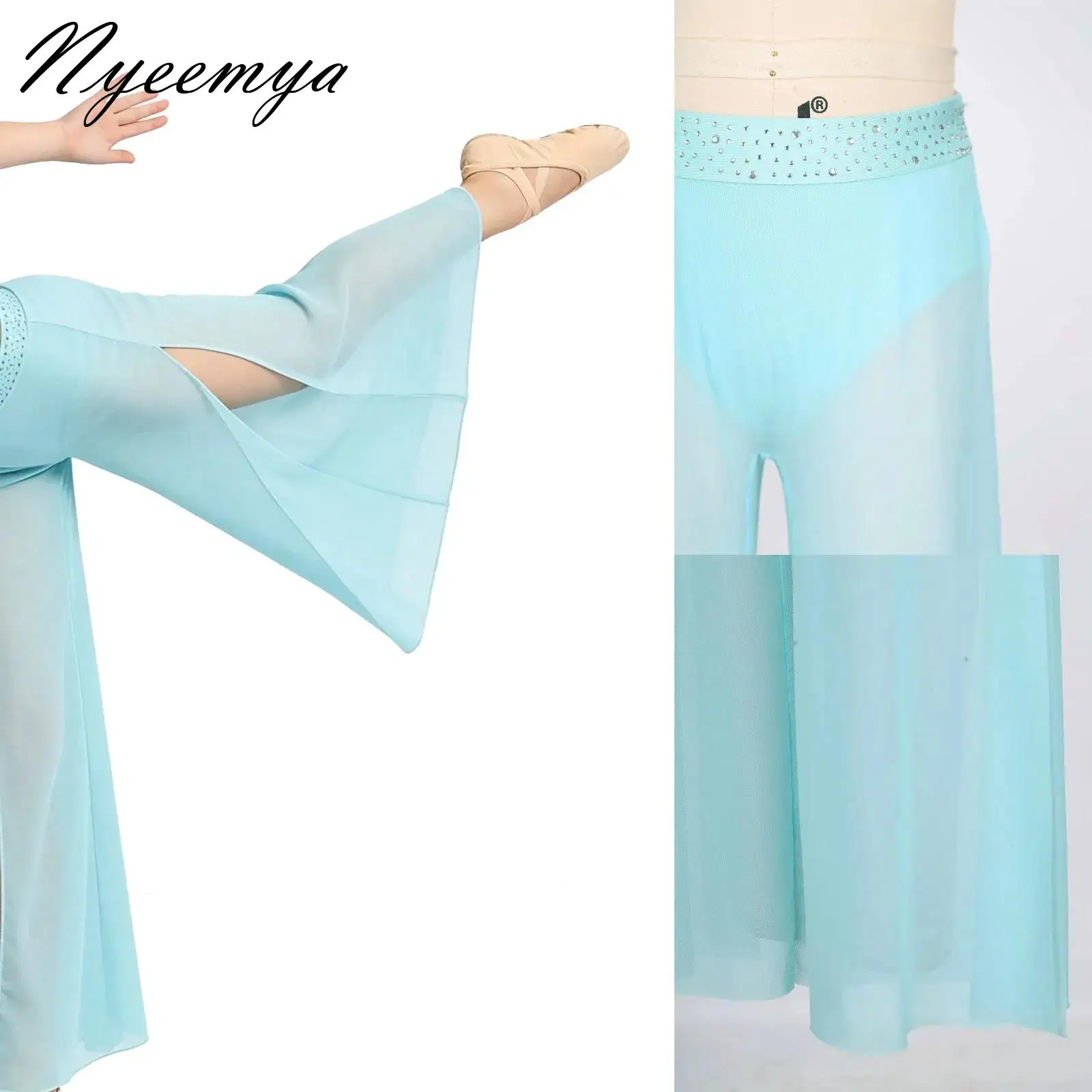 traje-de-danca-lirica-moderna-para-criancas-roupas-de-danca-para-patinacao-artistica-ginastica-e-acrobacias-calcas-de-malha-com-strass-e-fenda-na-cintura