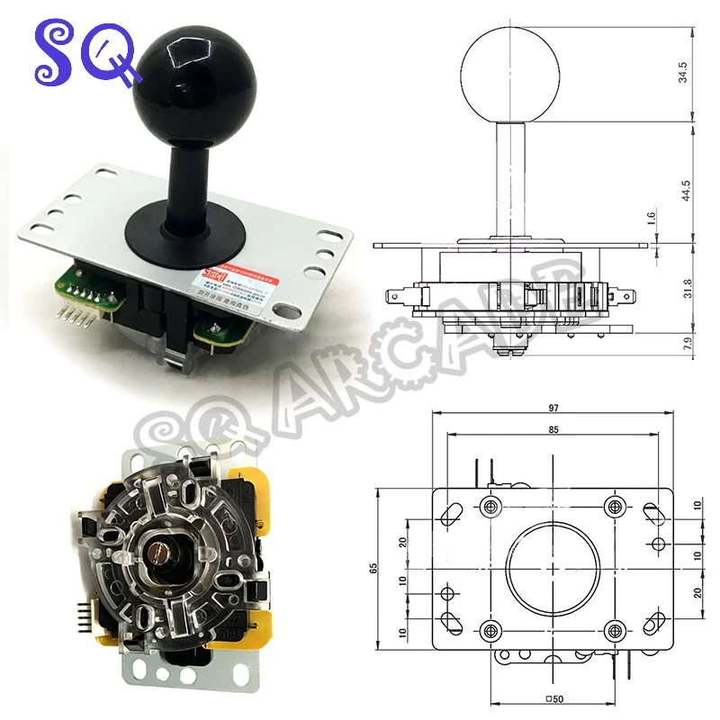 Pandora Saga Cx 2800 in 1 Retro Video Game Diy Kit Joystick Chrome Push Buttons Arcade 2 Players DIY Arcade Machine Home Cabine