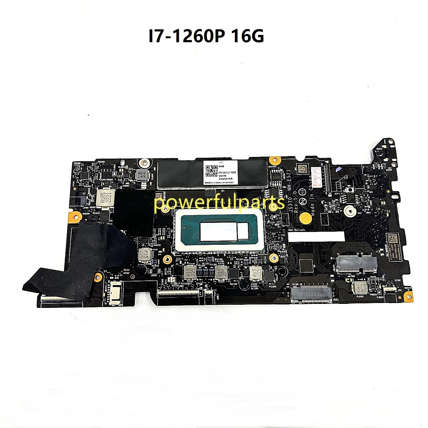 

JS370 NM-E521 For Lenovo Yoga Slim 7 Carbon 13IAP7 Motherboard 5B21J11008 I7-1260P 16G On-Board Working Good