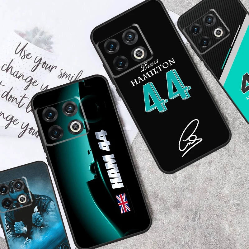 F1 Lewis Hamilton 44 Case For OnePlus 12R 10T 9R 10R 12 11 9 10 Pro OnePlus Nord 2 2T CE 3 Lite N20 N10 Cover