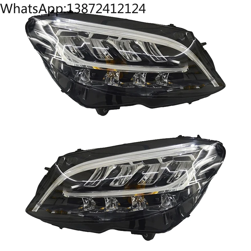 

YU GUANG for Mercedes Benz C Class 2059066204 W205 LED Headlight Durable Auto Accessories Both Turn Lights Head Lamps Head Light