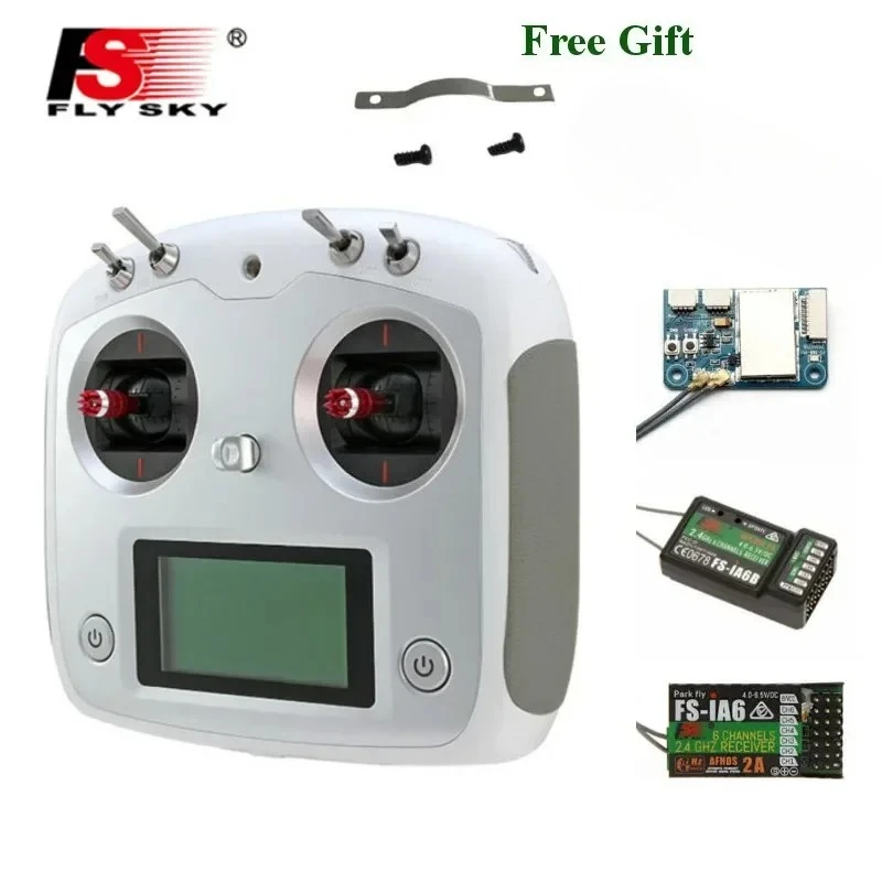 FLYSKY FS-I6S I6S 2.4G 10CH AFHDS 2A Centering Throttle Radio Transmitter with IA6B IA10B Receiver