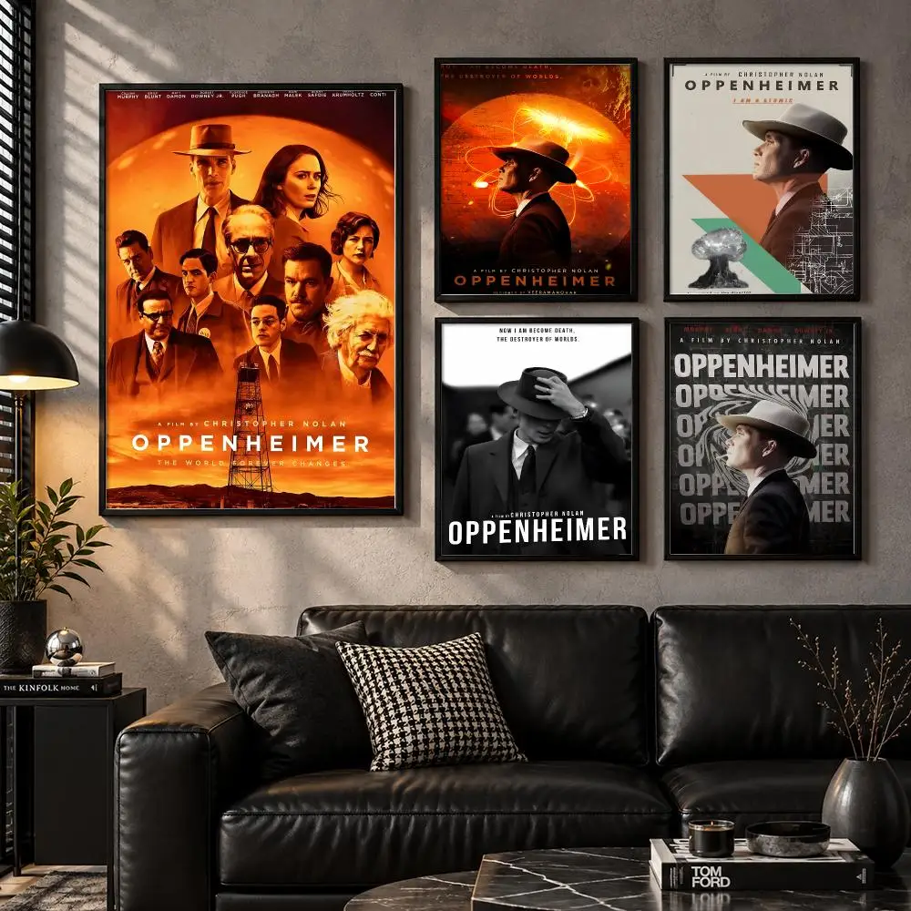 Famous Visual Film Artwork Decor Fanart Print Oppenheimer Poster Modern Wall Art Bedroom Living Room Print Unframed