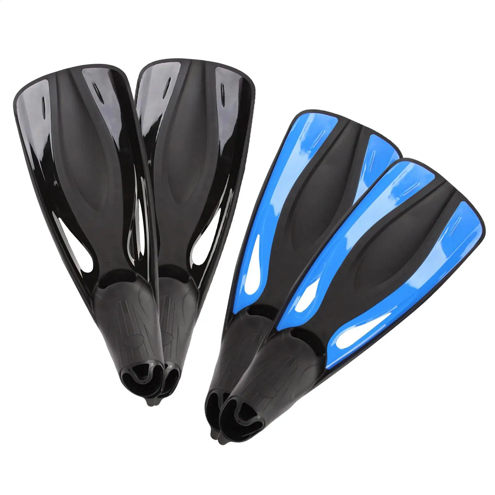 

1 Pair Professional Adult Flexible Comfort PP Non-Slip Swimming Diving Fins Snorkeling Swim Flippers Water Sports Beach Shoes