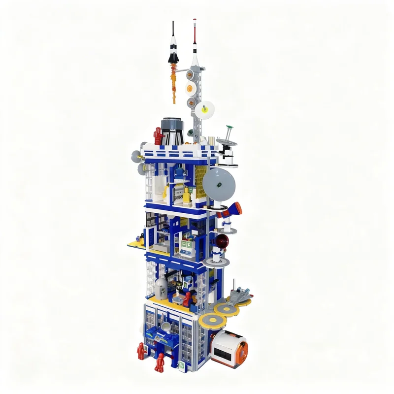 3331pcs MOC StarTower Space Classic Space Model Building Blocks Christmas Gift Toy Art Birthday Creative Education 3D Display