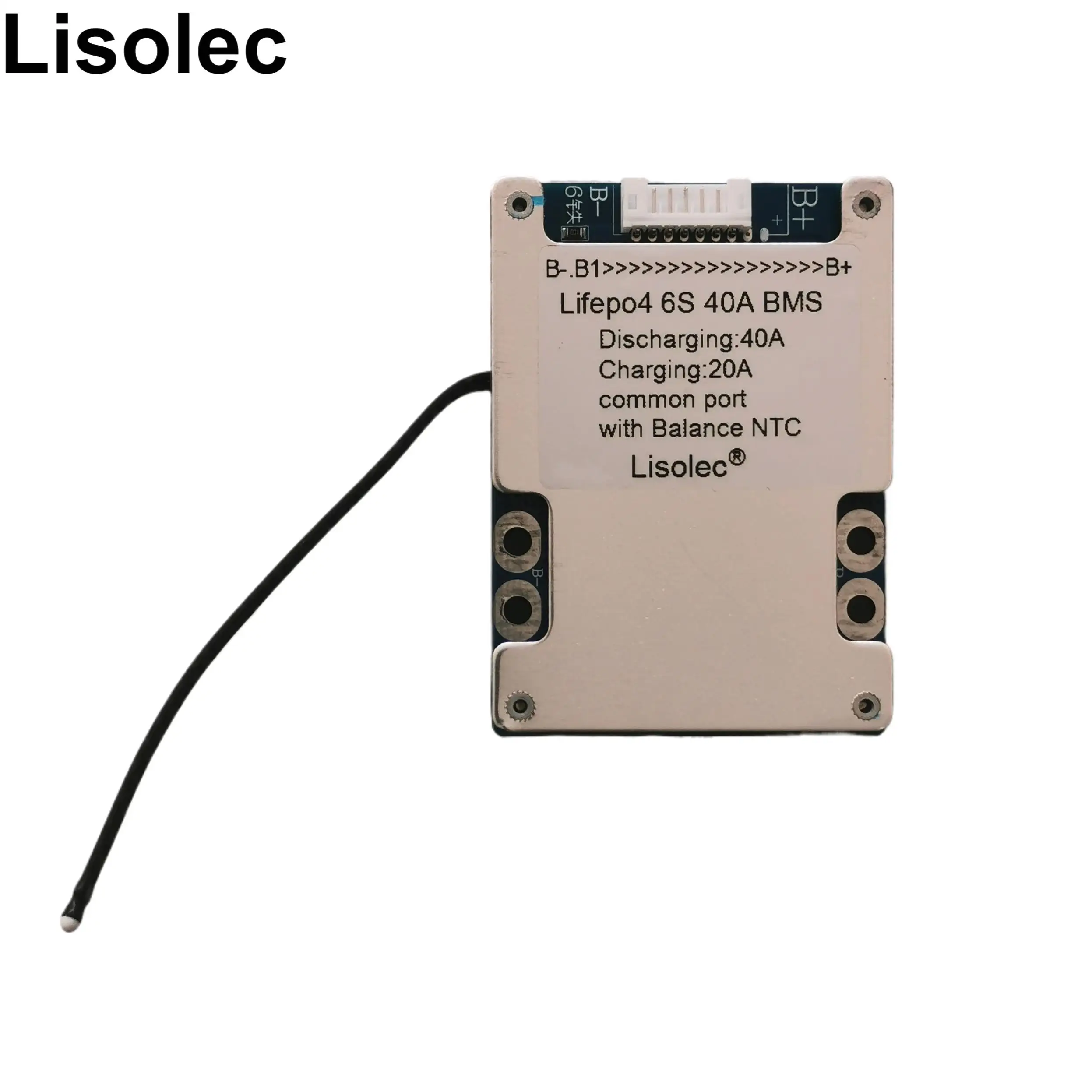 Placa de circuito de protección de temperatura Lifepo4 BMS 6S 15A 20A 25A con Balance NTC, módulo de placa de protección de carga de batería 18650