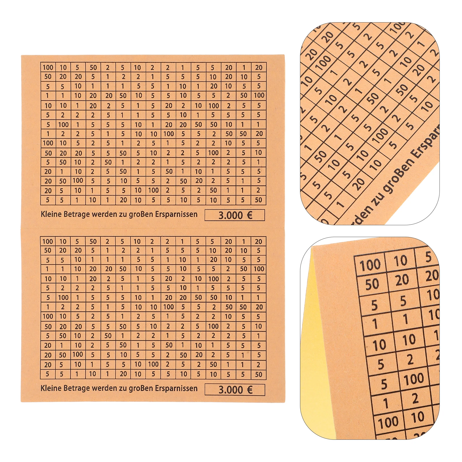 30 個の貯金箱ステッカー節約チャレンジプリント可能キャッシュボックス金融用品ビッグナンバー