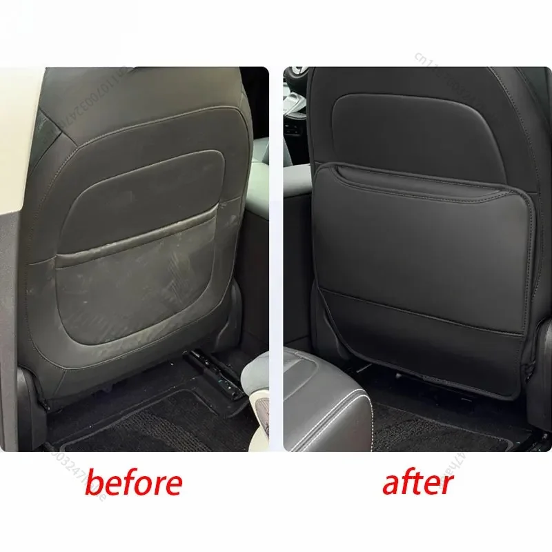 For Benz Smart #1 Smart 1 2023 2024 2025 2026 Car Seat Anti Kick Pad Auto Seat Back Protector Cover Seat Anti-Dirt Easy-install