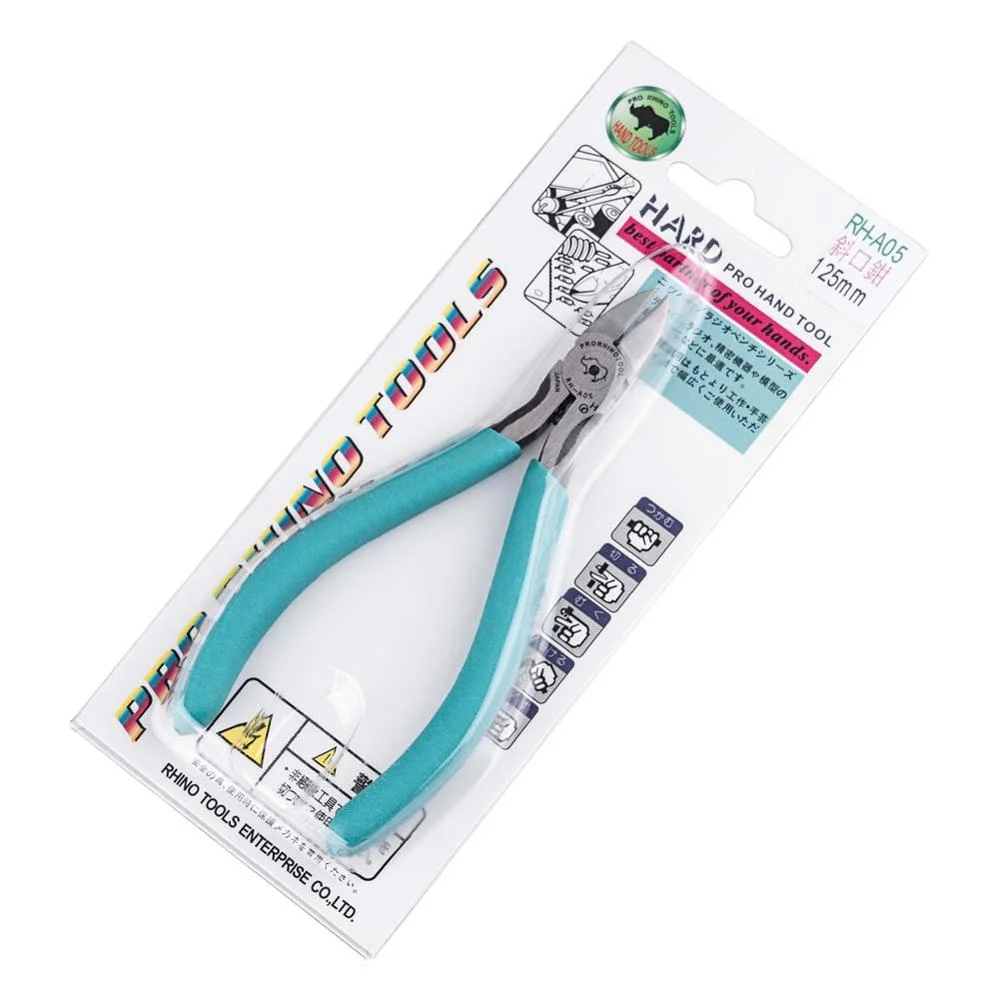 Imagem -05 - Rhino-alicatadores Diagonais para Cortar o Plástico Fios Macios Pés do Elemento Rh-a05 125 mm 5