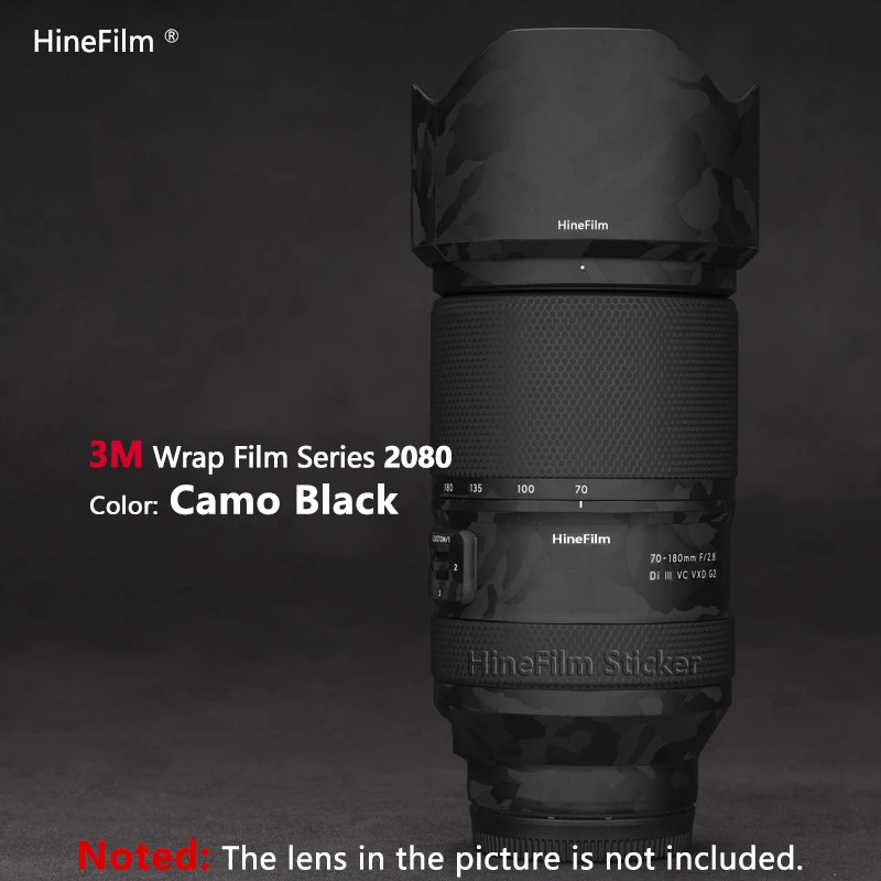 HineFilm Skin для Tamron 70-180 F2.8 G2 E Lens Premium Decal Skin для Tamron 70-180 F2.8 Di III VC VXD G2 Защитная крышка 70180