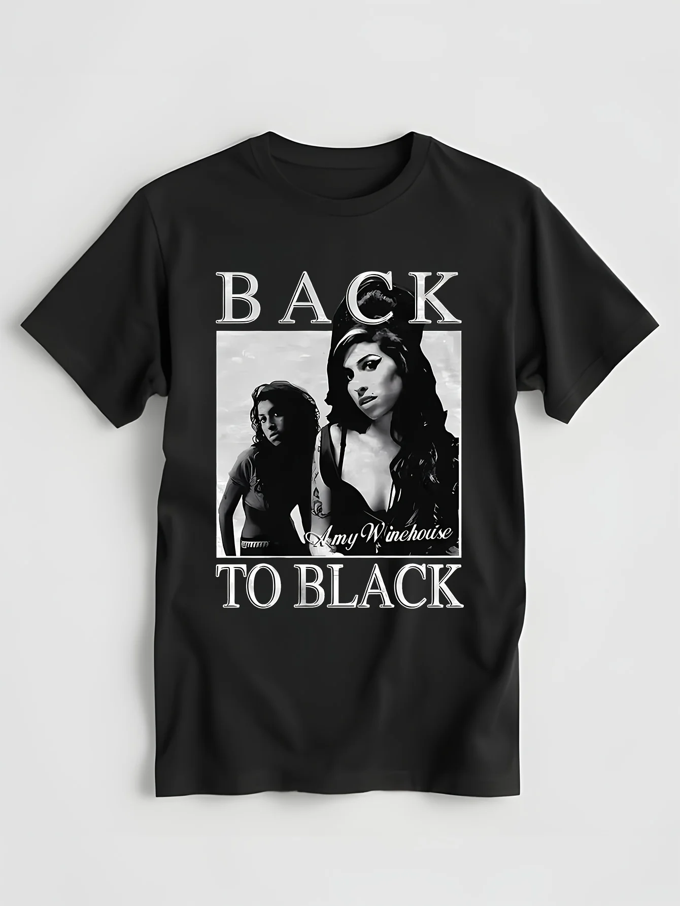 Amy Winehouse Back To Black T Shirt New Official