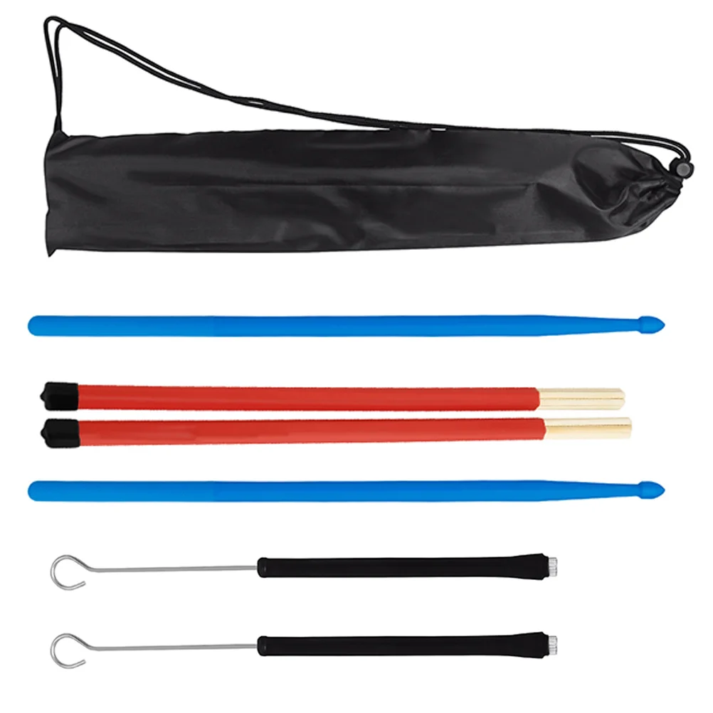 

Drum Brush Accessories Set Comfortable Handle Durable Material Suitable Students Adults Includes Drumsticks Wire Brushes