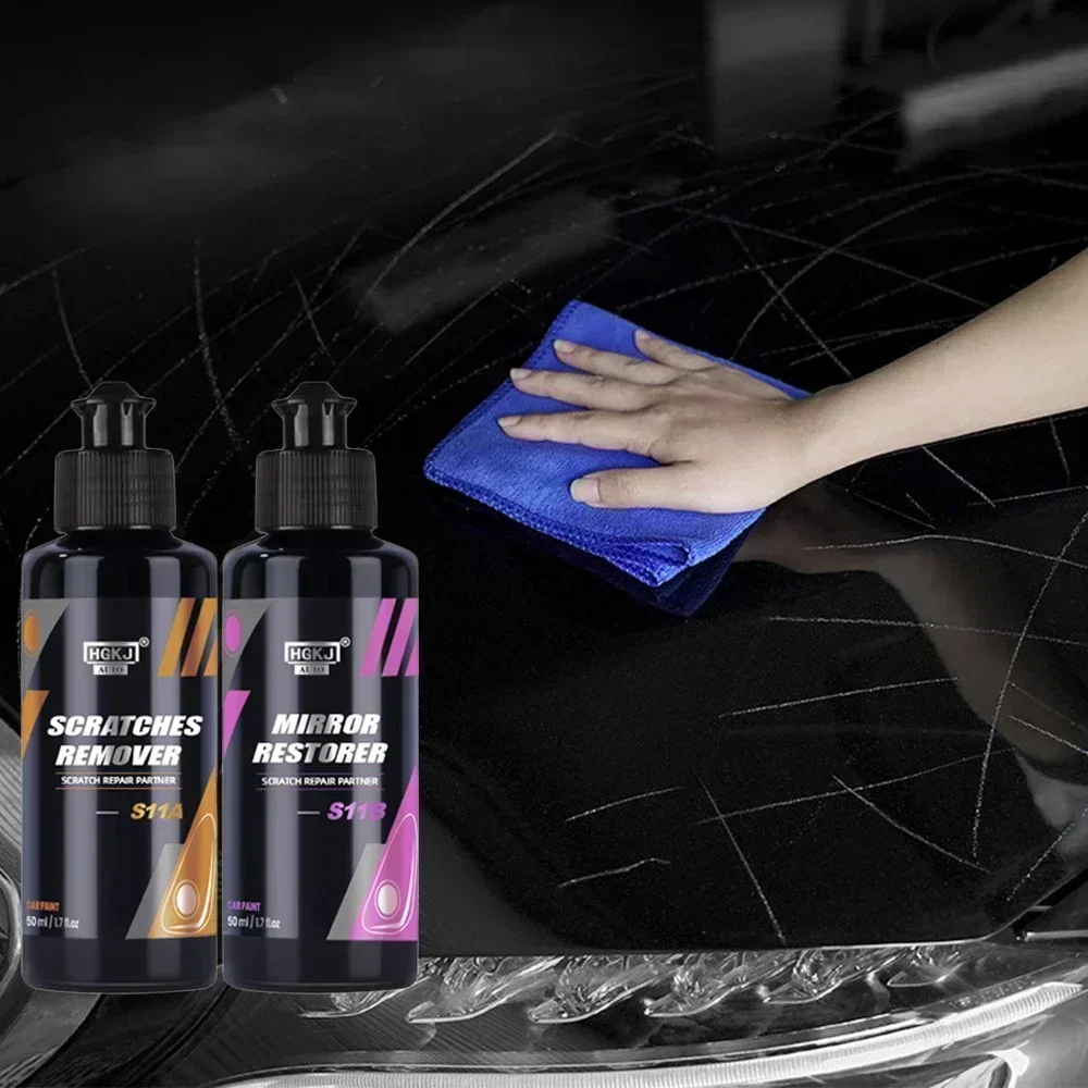 100/300ml Automotive Scratch Removal Kit car Care Polishing Liquid Wax Anti-scratch Repair Agent Paint Details Parts Cleaning To