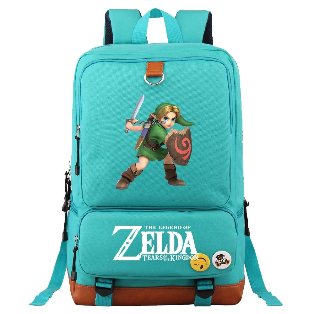 Zelda Shoulder Bag Men and Women Travel Computer Bag Primary and Secondary School Students Bag Large Capacity