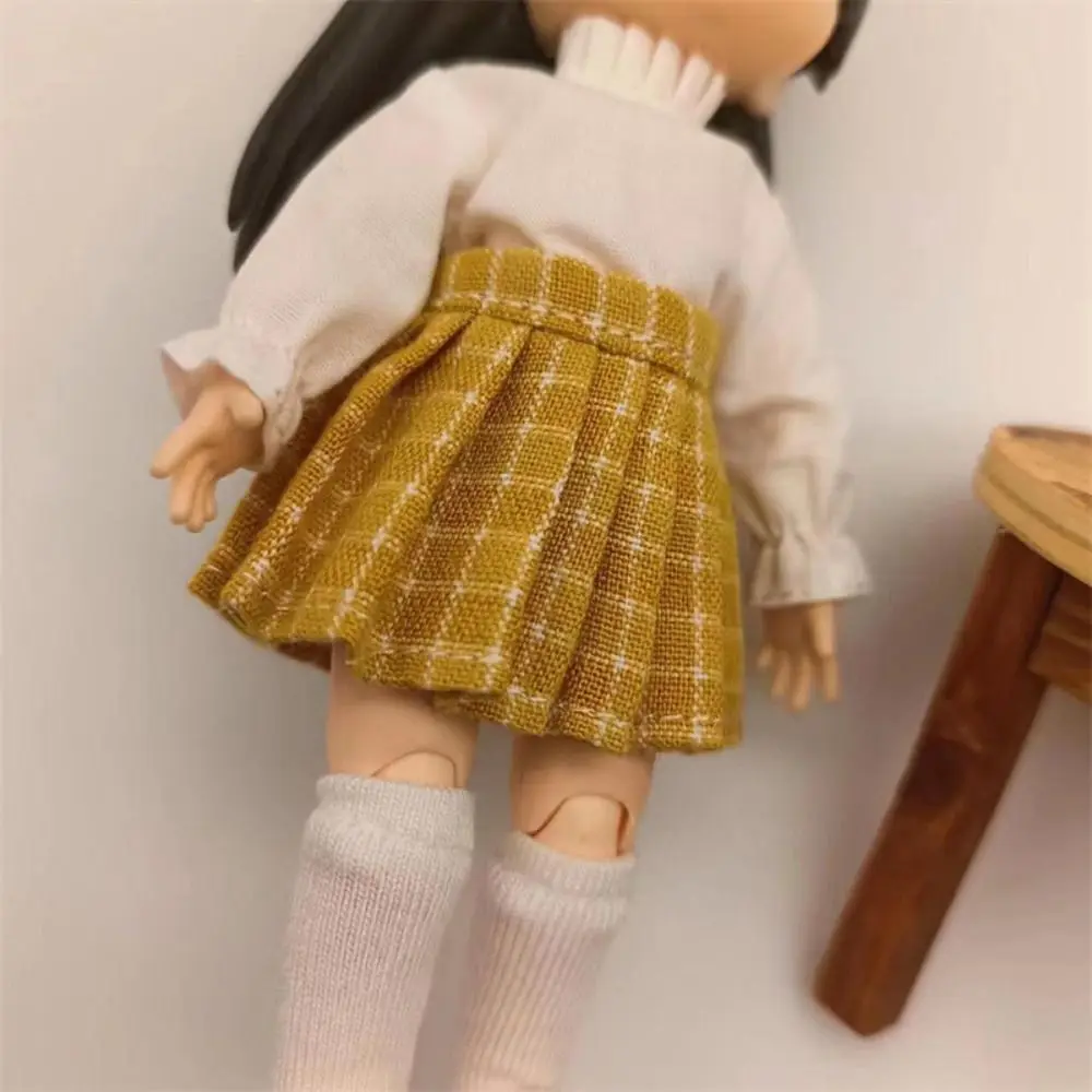 새로운 인형 액세서리 멀티 스타일 탑 캐주얼 스커트 학교 스타일 옷 미니 스커트 드레싱 옷