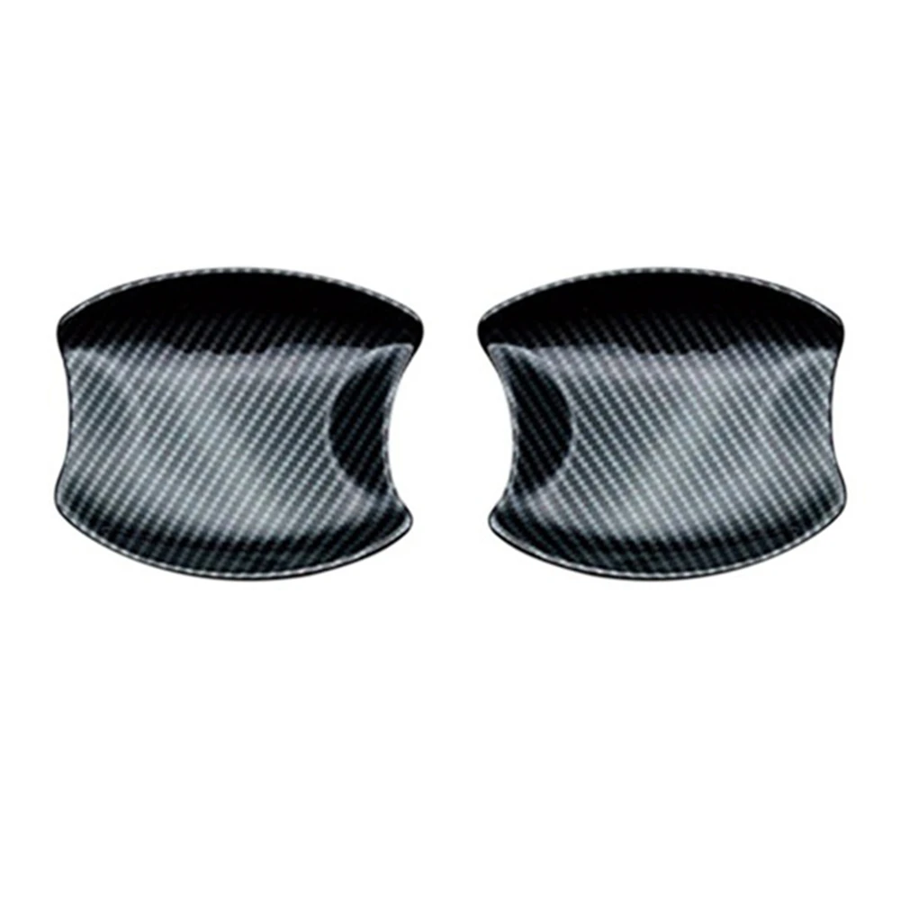 

Car Carbon Fiber Front Door Handle Cover Trim Sticker Door Handle Bowl Cover Trims For Honda HRV HR-V Vezel 2021 2022 RHD