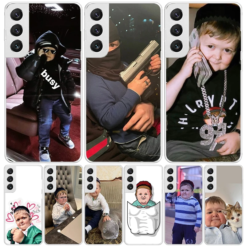 Funda de teléfono divertida Hasbulla para Samsung Galaxy S25 S24 S23 S22 S21 FE S20 Ultra S10 Plus Art personalizada Coque Capa S24 S23 S22 S21