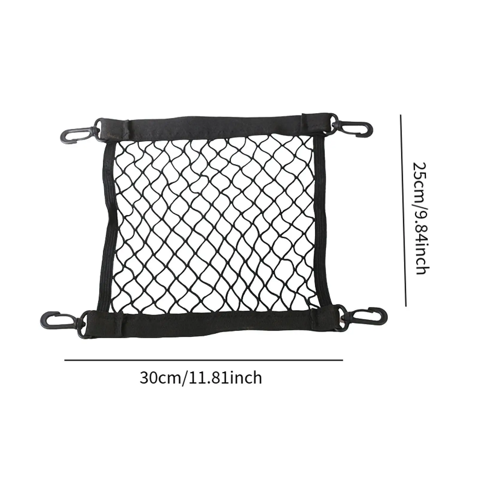 Road Bike Basket Cargo Net, Lightweight Portable Stretchable Netting for Motorcycle, Snowmobile Luggage view 6