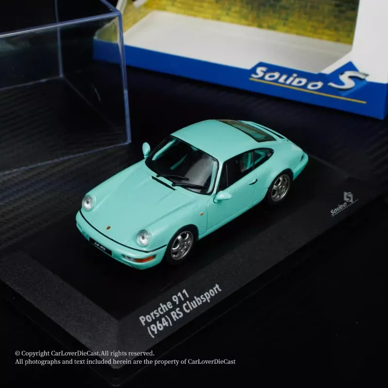 

Solido 1:43 Porsche 964 RS 1994 Alloy simulation static closed car model collection decoration, a holiday gift for friends.