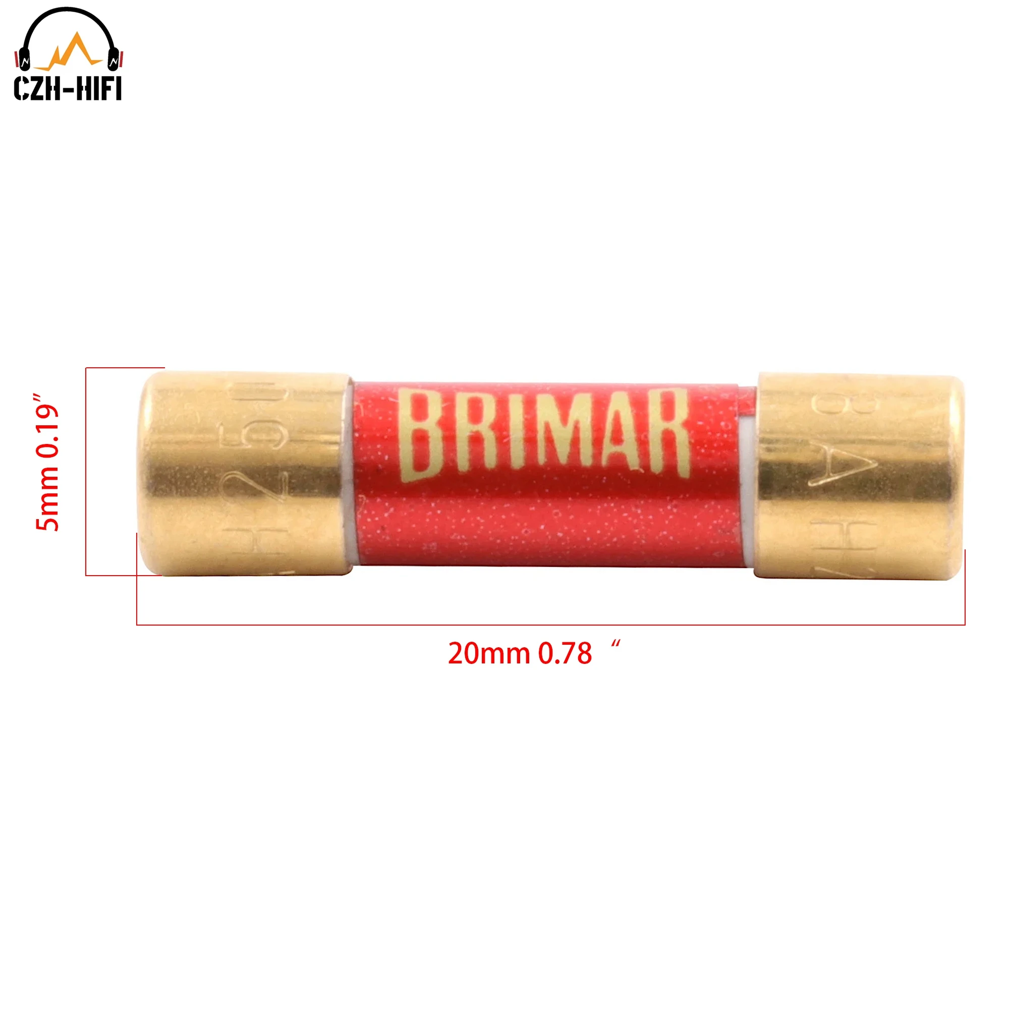 

1PC American Brimar Premium FUSE 5x20mm TUBE Original zebra Hawkeye for DAC Amplifier Speaker Subwoofer Loudspeaker HiFi DIY