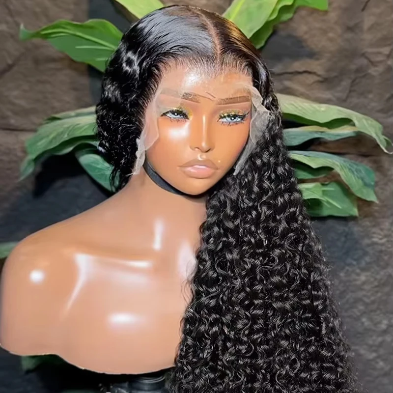 

46 inches Weaving Curly Wig Human Hair Wigs 13X6 Brazilian Jerry Curly 13X6 Lace Front Wigs Brazil Curls Wig S Curls