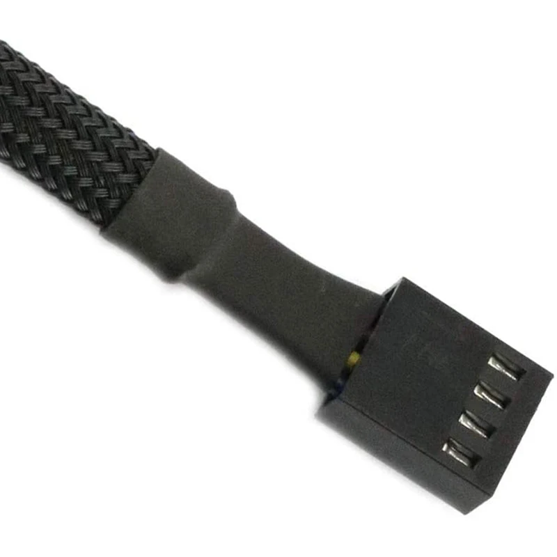 PWM Fan Hub Distributor 4-Pin 1 to 5 PC CPU Heatsink Box Fan Distributor Hub Adapter Cable for Computer Cooler